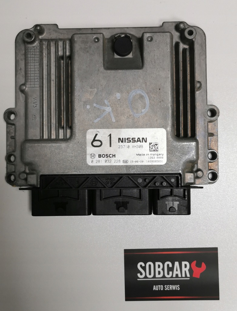 фото №1, Бортовий комп'ютер двигуна 23710-xh30b 1.5d note e12