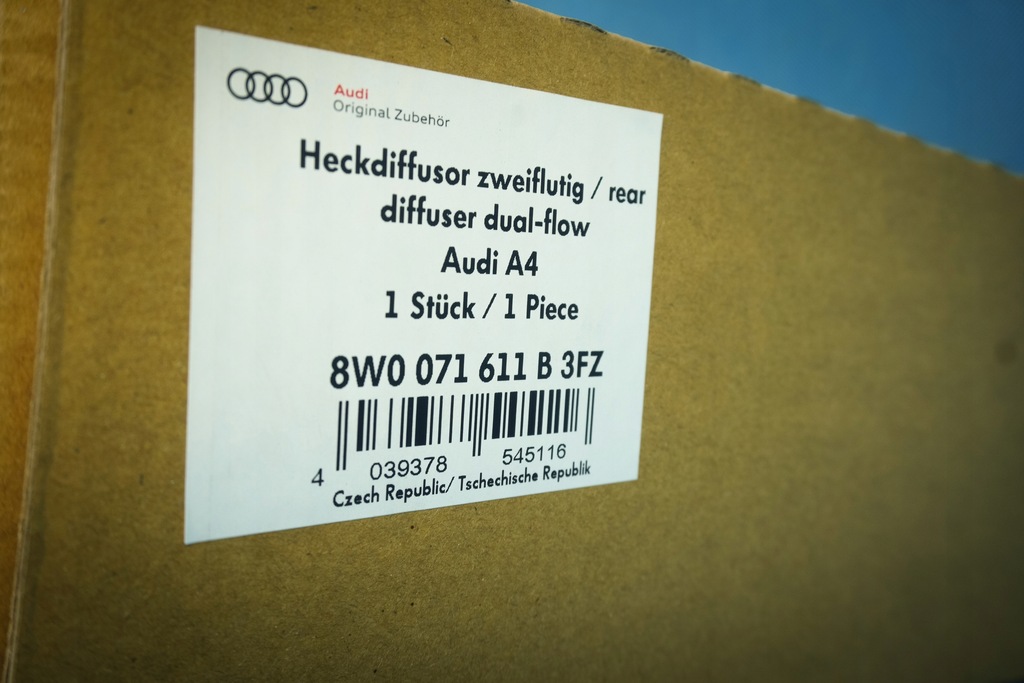 фото №15, Дифузор бампера заднього audi a4 8w0071611b 3fz