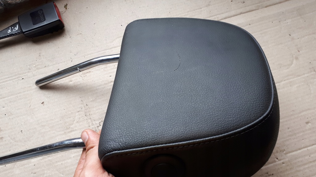 фото №10, A5 8t подголовник сиденье перед правый кожа чёрный