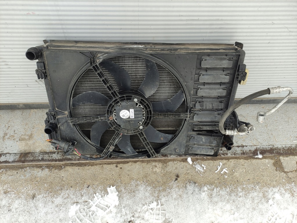 фото №6, Audi a1 8x lift 1.6 tdi радиатор вентилятор 2016 rok