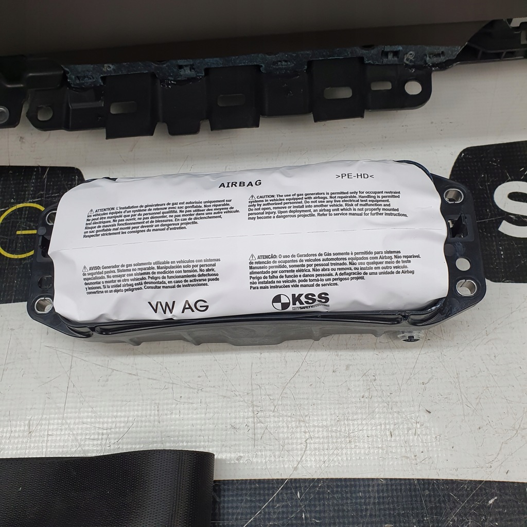 фото №7, Porsche 992 панель приладів коричнева консоль подушки безпеки подушка безпеки