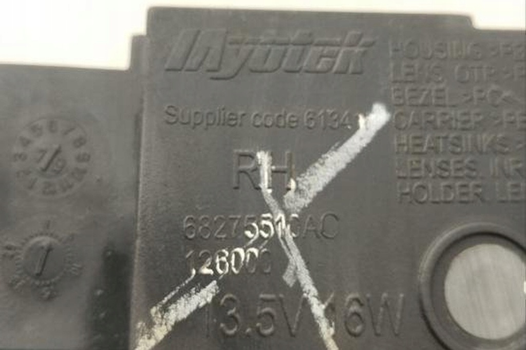 фото №12, Противотуманная фара правый передний dodge durango wd 68275510ac бензиновый 268kw 2020