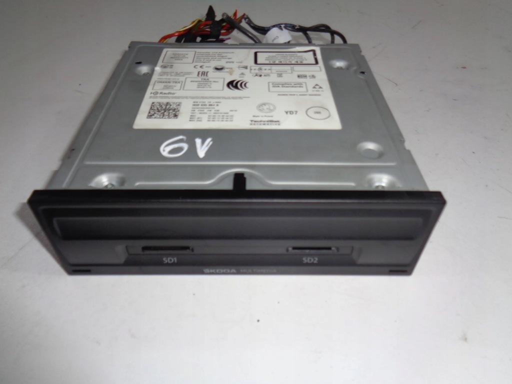 фото №1, Octavia iii fabia iii мультимедиа считыватель карта cd