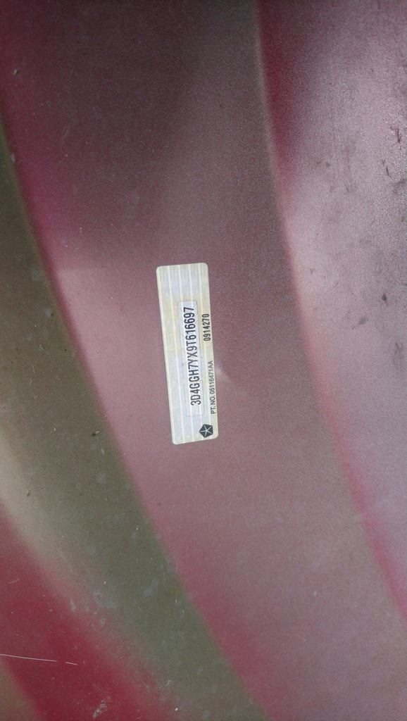 фото №8, Крыло левый перед fiat freemont dodge journey