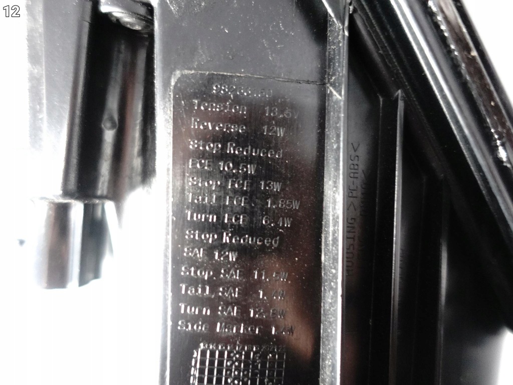 Porsche 718 cayman 982 982c boxster 16- фара led левая задний  европа черная в Украине