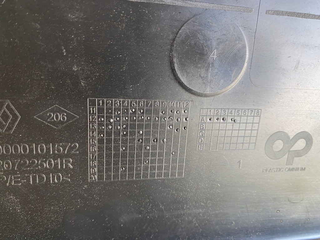 фото №5, Накладка бампера перед renault scenic 3 iii lift