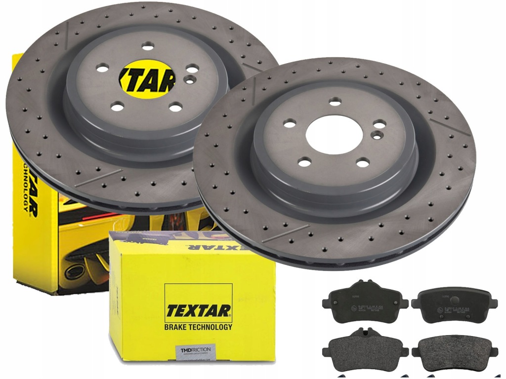 фото №1, Тормозные диски тормозные колодки textar задняя mercedes w176 c117 amg