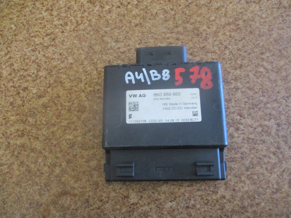 фото №1, Модуль блок керування напруги audi a4 b8 8k0959663