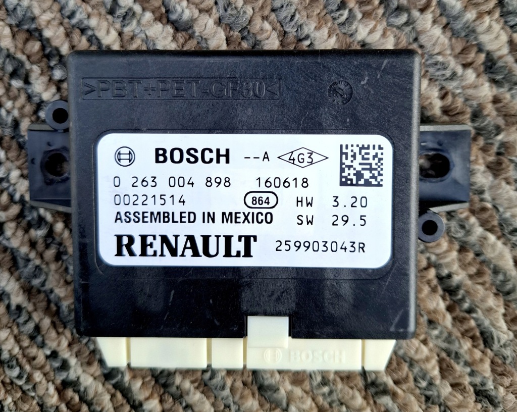 фото №1, Модуль блок управления pdc renault talisman megane kadjar 0263004898 259903043r