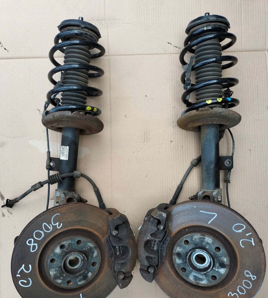 фото №1, Peugeot 3008 5008 2,0 поворотный кулак амортизационная стойка перед