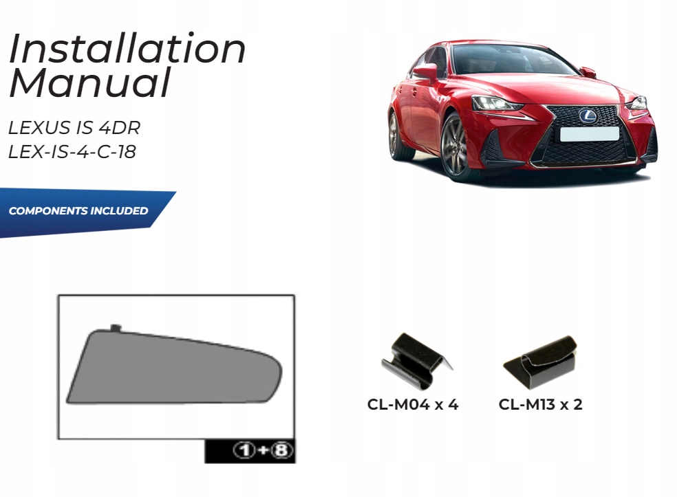 фото №13, Шторки боковой lexus is 4d 2012- защита шторка солнцезащитные