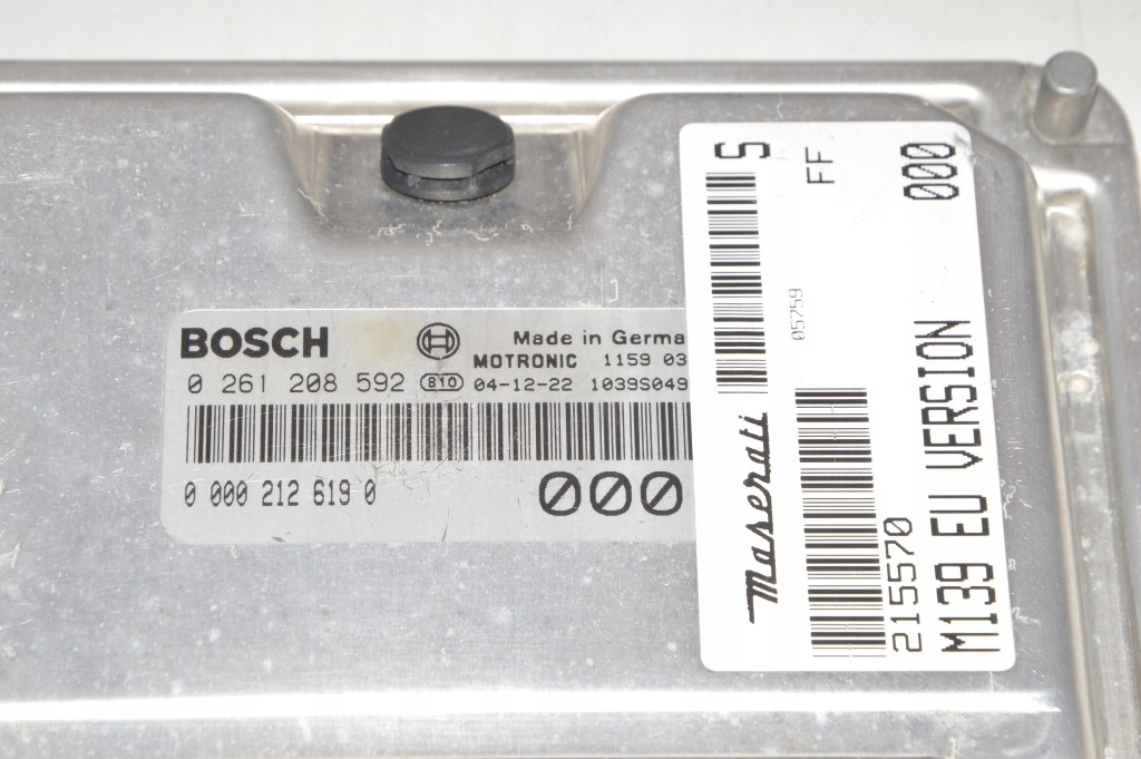 фото №9, Maserati quattroporte m139 блок управления бортовой компьютер