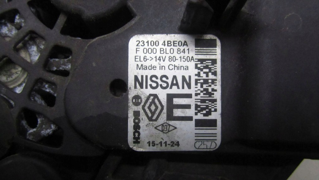 фото №5, Nissan x-trail t32 1.6 генератор 231004be0a 14-