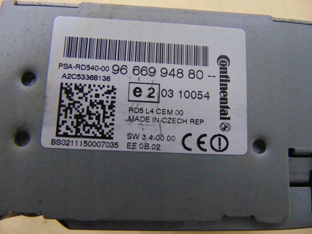 фото №8, Радио заводской cd peugeot 508 9666994880