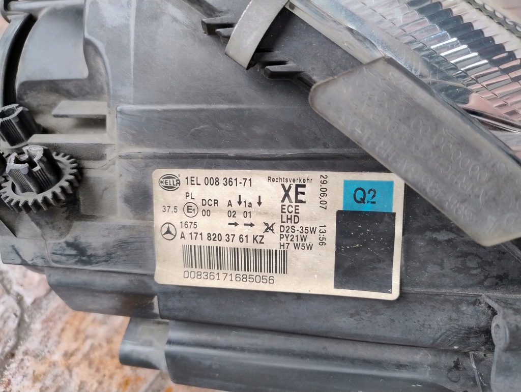 фото №8, Лампа левая ксенон mercedes slk 171 r171 a1718203761