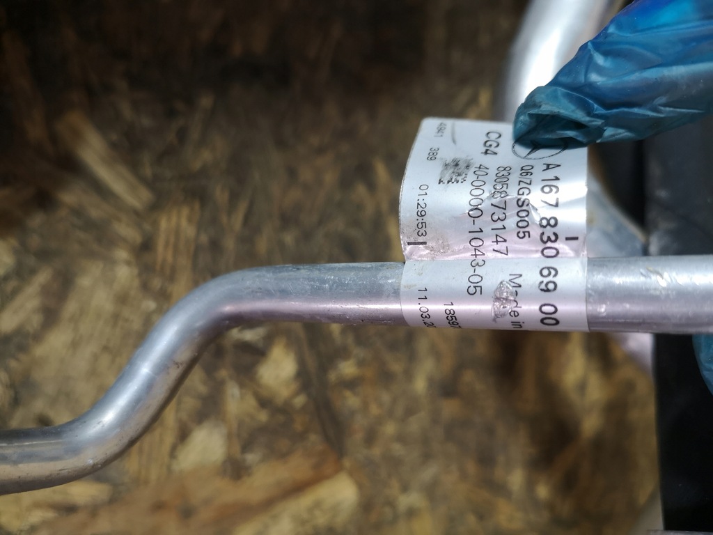 фото №8, Mercedes w167 2.0 cdi трубки кондиционера