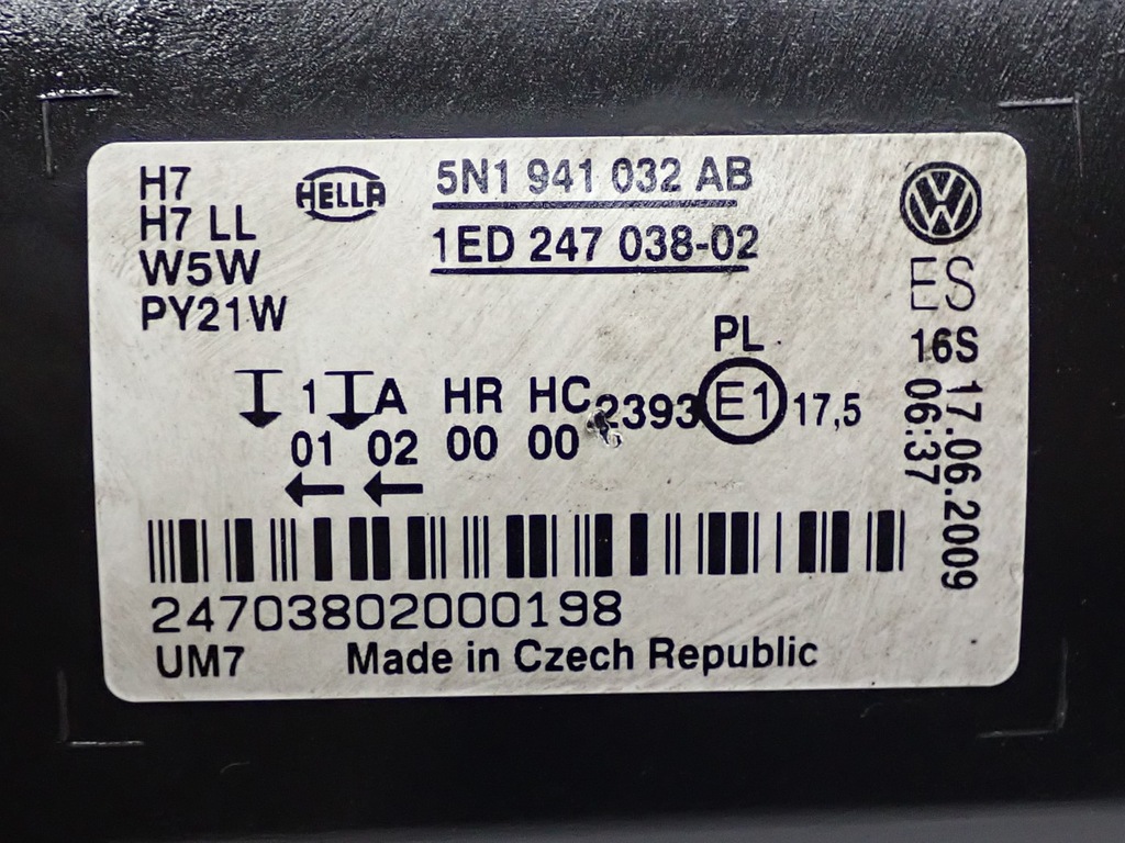 фото №16, Kompletny перед капот лампи бампер eur lc9x vw volkswagen tiguan i 5n0 09r