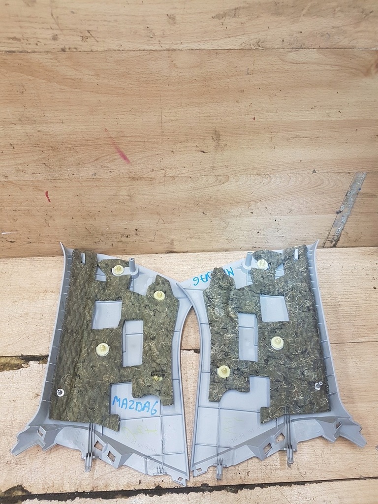 фото №14, Защита стойка перед задняя 10szt комплект mazda 6 gg