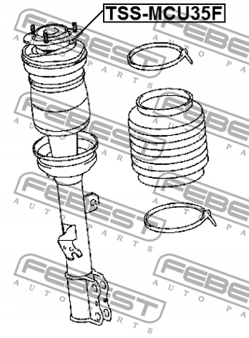 фото №6, Подушка амортизатора перед do lexus rx 300 350