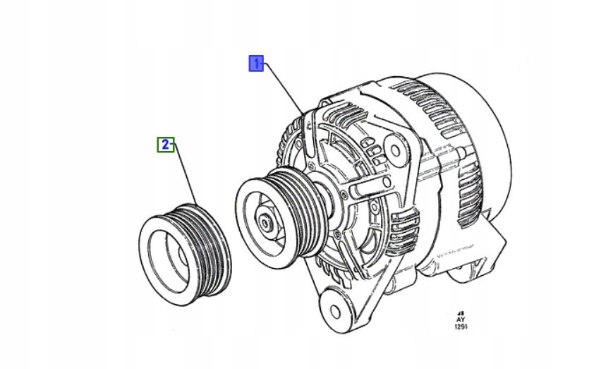 Купить Генератор fiesta escort ford