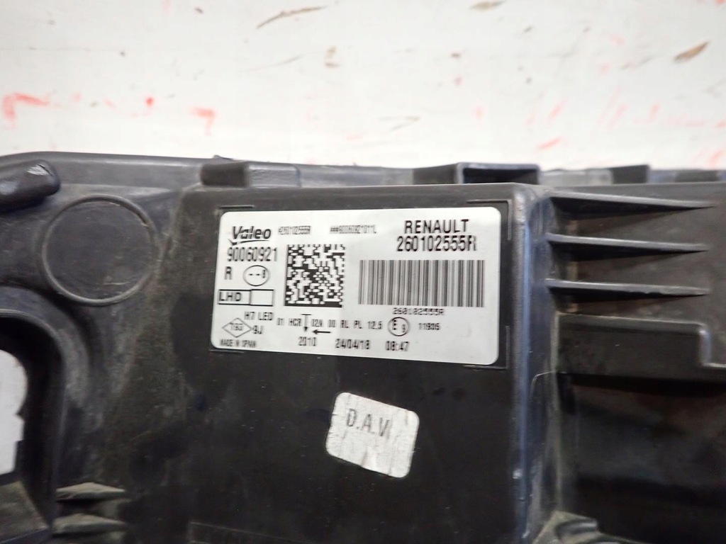 фото №6, Лампа перед передняя правая renault megane iv 2016- led 260102555