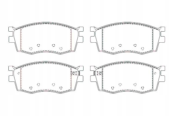 фото №1, Breck гальмівні колодки гальмівні hyundai accent iii 1.6 gls