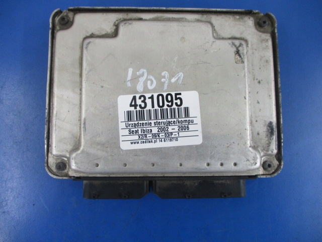 фото №4, Seat ibiza 1.9tdi бортовой компьютер 038906019dq 0281010891