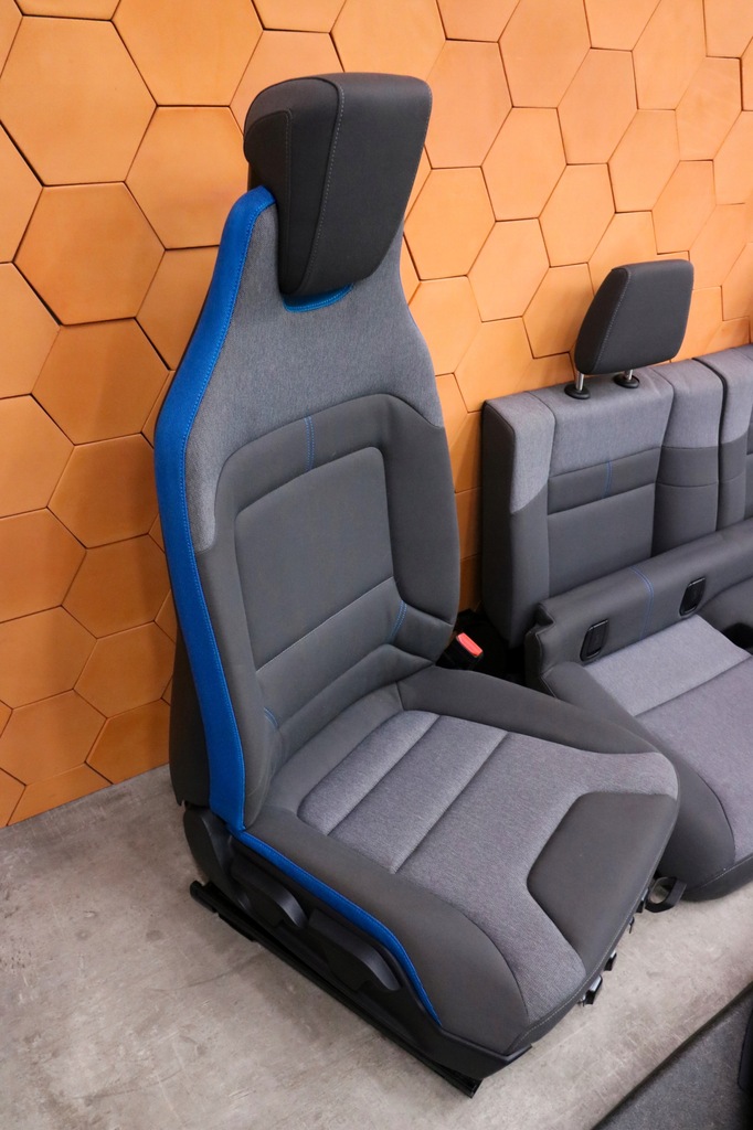 фото №7, Bmw i3 i01 i3 i01 lci салон сиденья заднее сиденье туннель с подогревом aragaz-grau