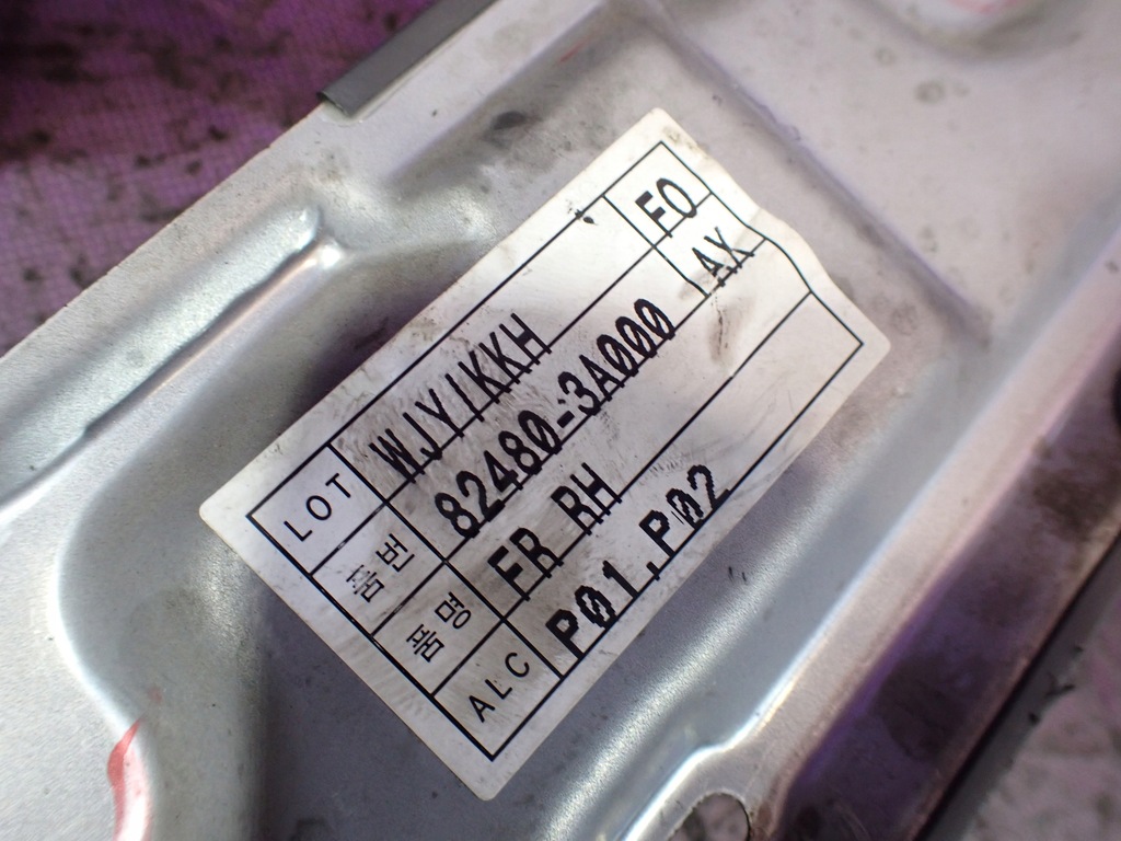 фото №8, Hyundai trajet 00-04 подъемник стекло перед правый 824803a000