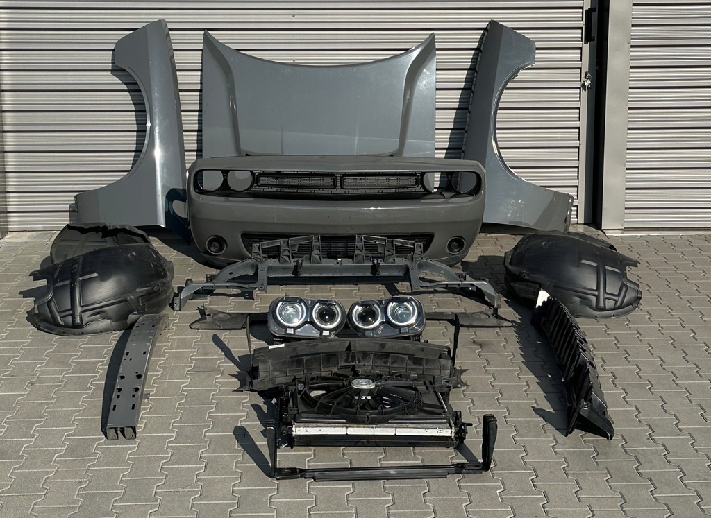 фото №1, 2015 challenger kompletny перед частини капот лампа