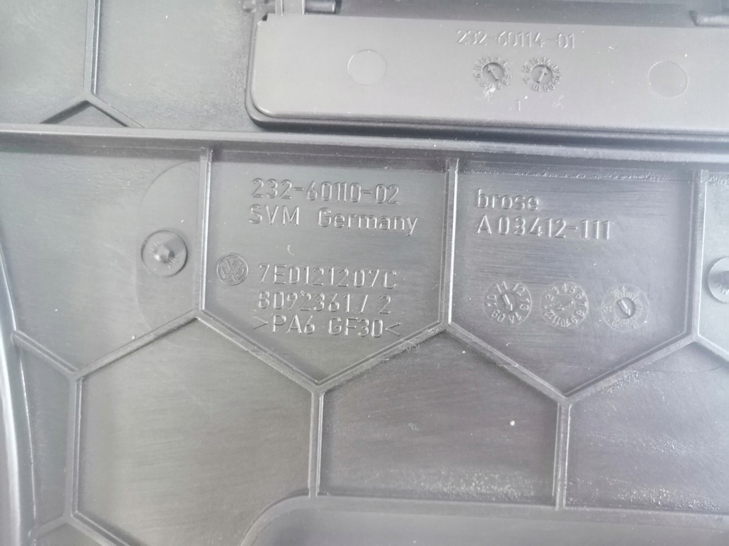 фото №7, Корпус вентилятора vw t5 lift 7e0121207c