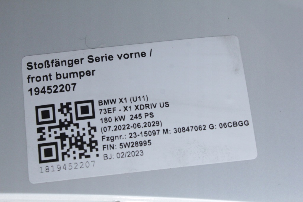 Бампер перед x-line bmw u11 x1 a300 alpinweiss Недорого