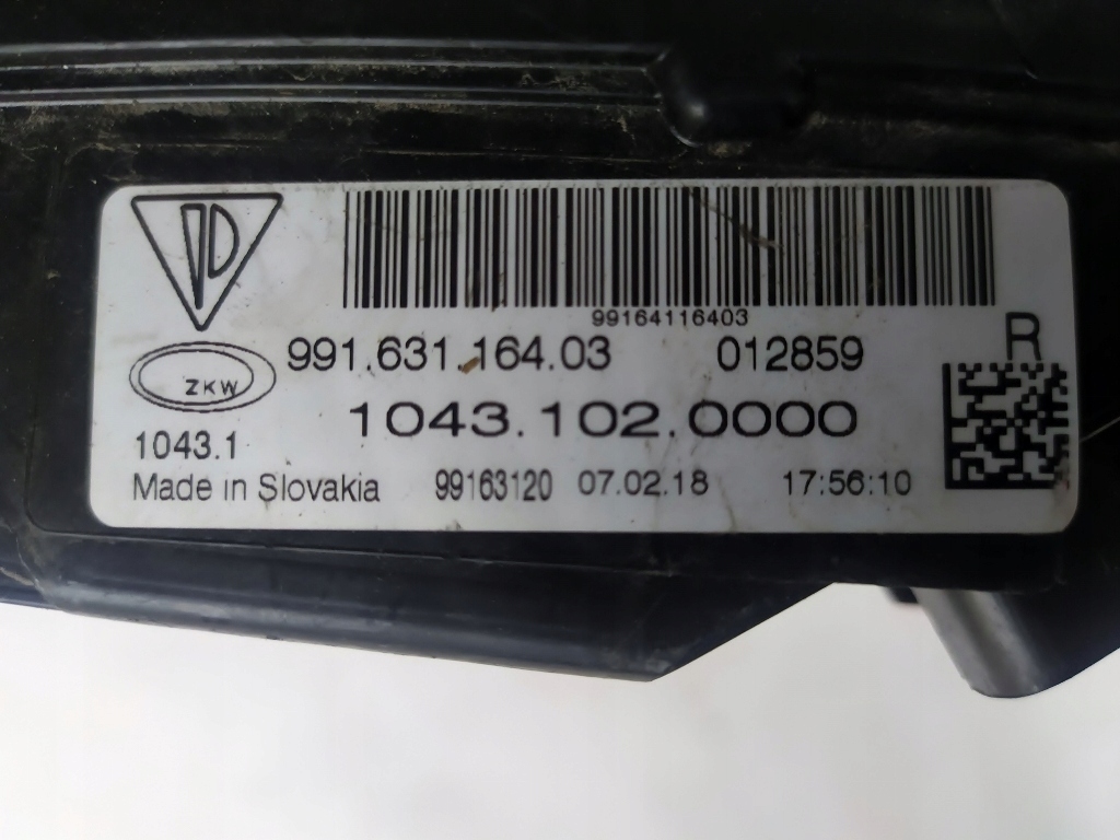 фото №6, Led поворотник правий porsche 911 991 turbo lift