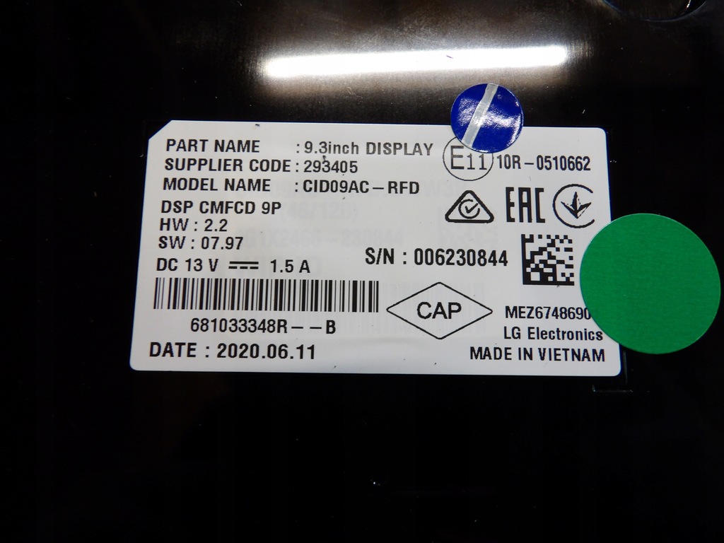 фото №3, Дисплей радио навигации renault 681033348r