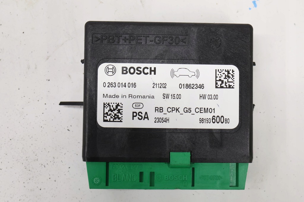 фото №1, Citroen jumpy iii модуль pdc 9819360080