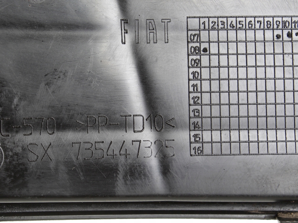 фото №8, Левая решётка бампера рамка противотуманной фары fiat croma ii