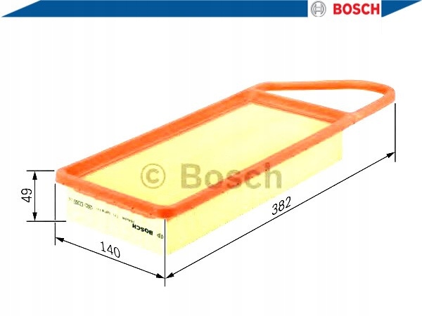 фото №4, Фильтр воздуха ford fiesta fusion 1,4tdci bosch