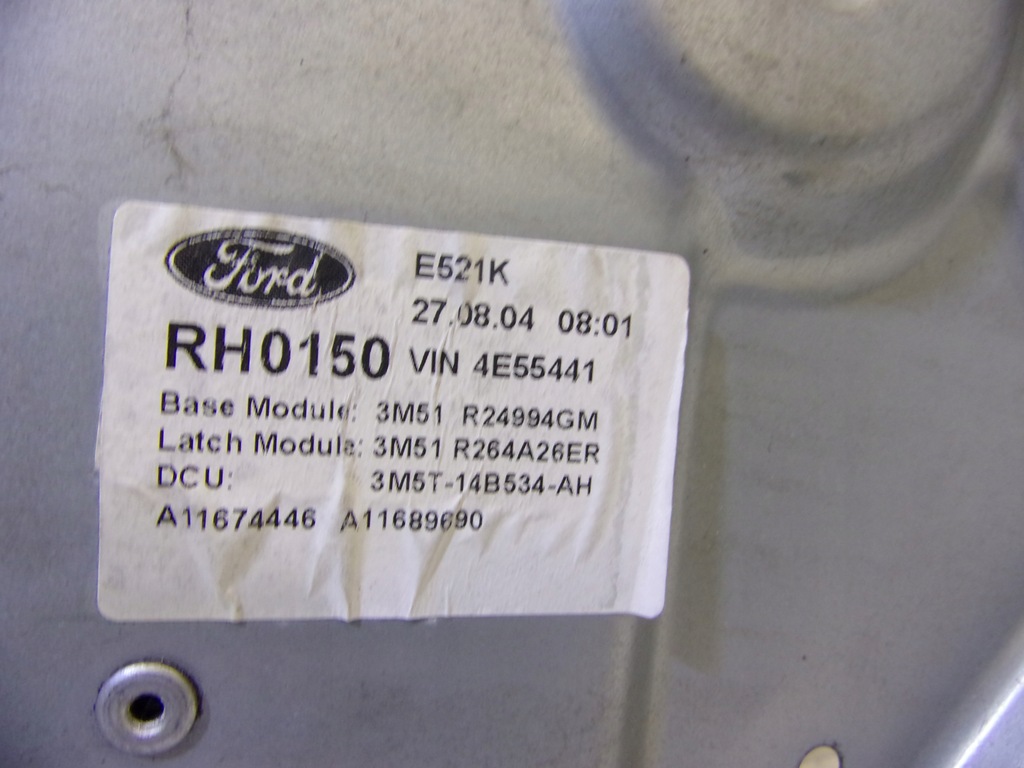 фото №5, Ele механизм стекло правый задний ford c-max 3m51r045h22a