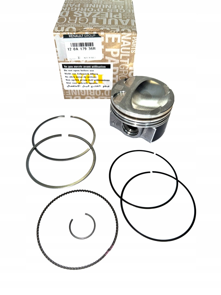 фото №1, Поршень renault dacia clio captur megane kadjar duster dokker 1.2 tce оригінал