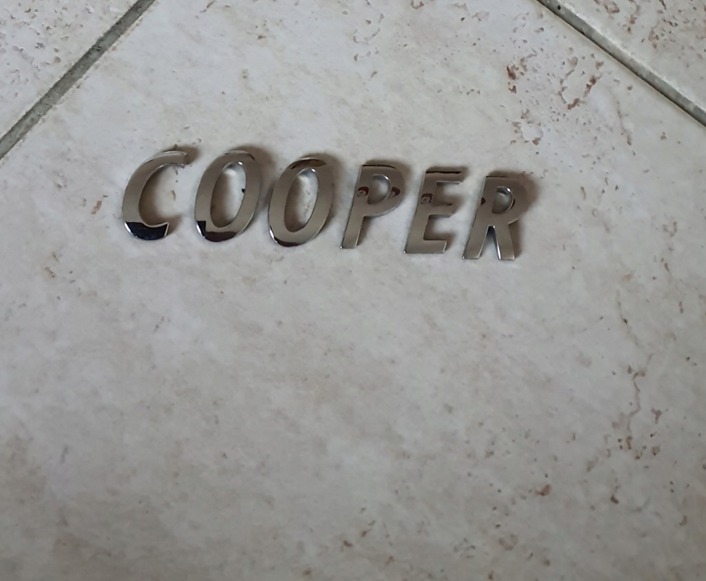 Купить Эмблема значок надпись задняя крышки cooper mini r55 r56 f54 f55 f56 f57 f60