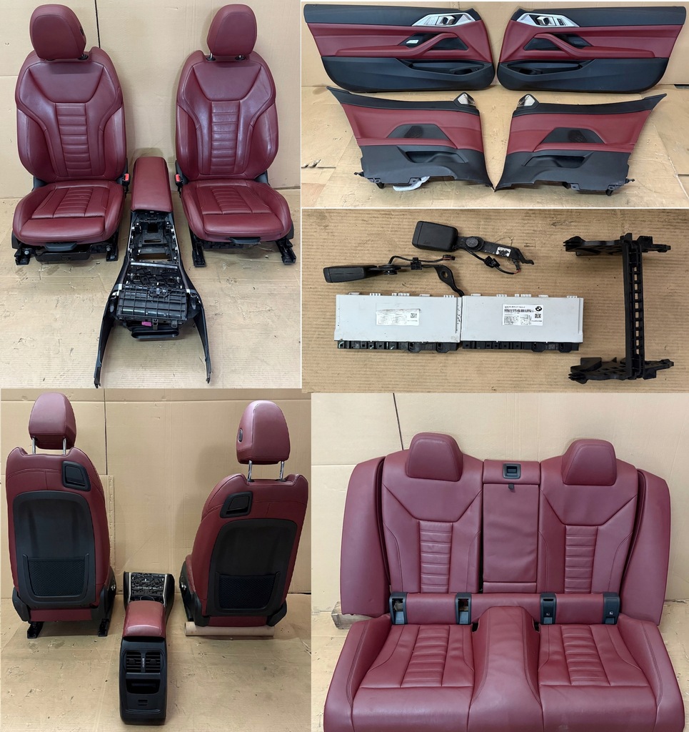 фото №1, Idealne сидіння шкіра kpl. модулі bmw g22 1