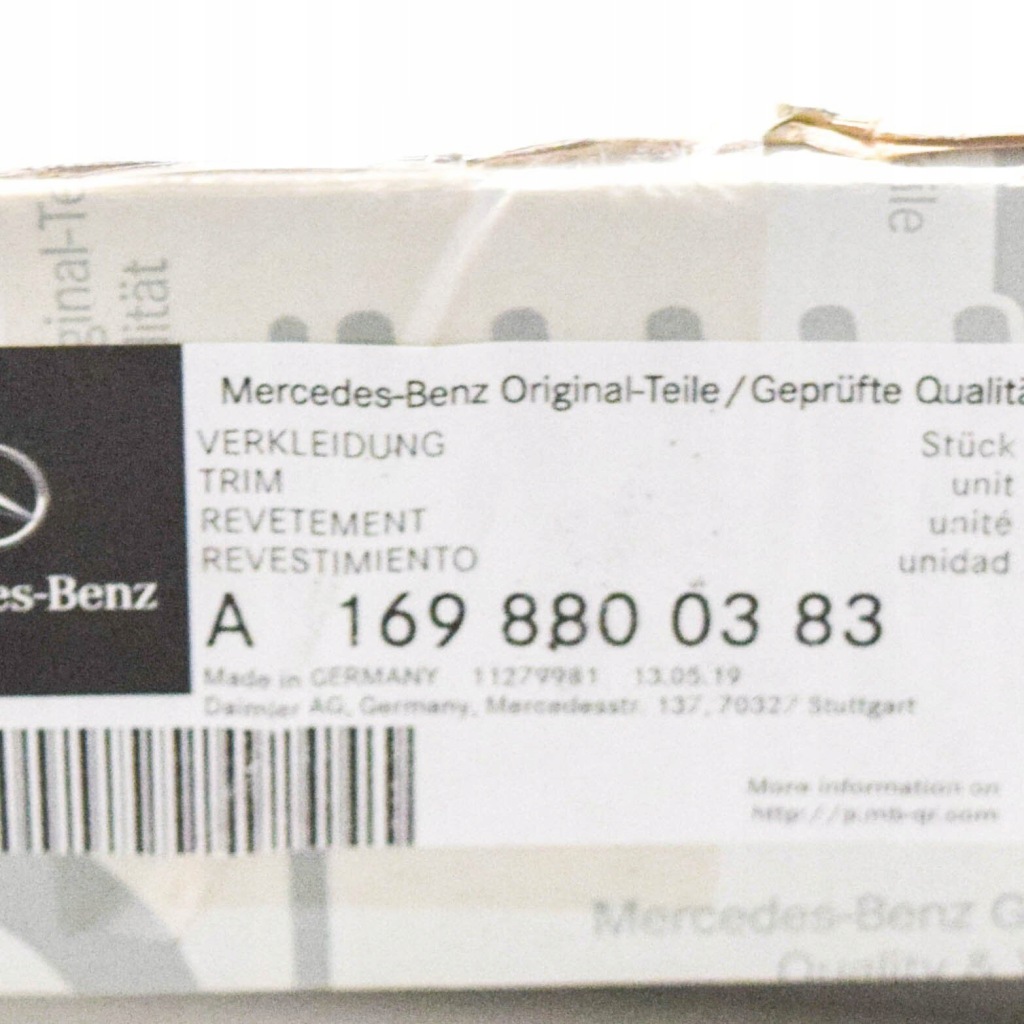 Mb klasa a w169 передній решітка радіатора верхній панель хромований a1698800383 Доставка