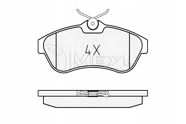 фото №1, Meyle тормозные колодки тормозные citroen перед c3 meyle