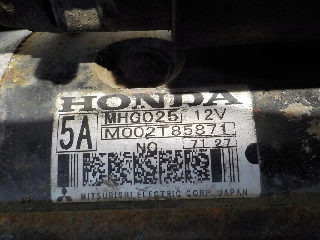 фото №7, Honda crv iii 2.2 icdti 140km n22a2 стартер m002t85871