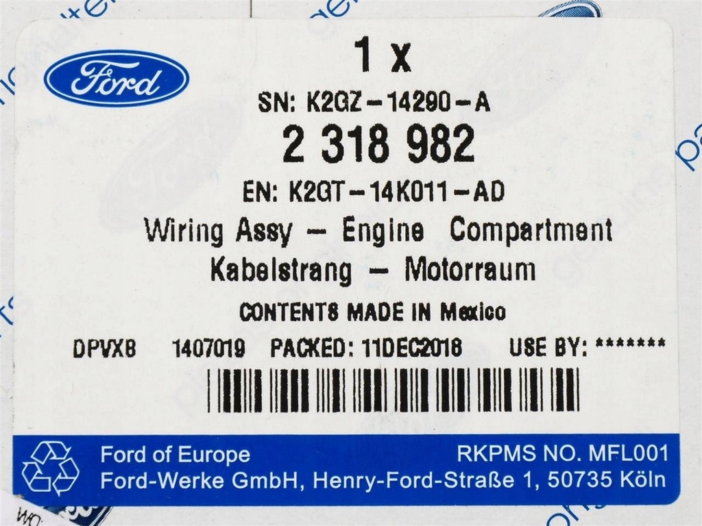 фото №4, Жгут радара ford edge 2018-