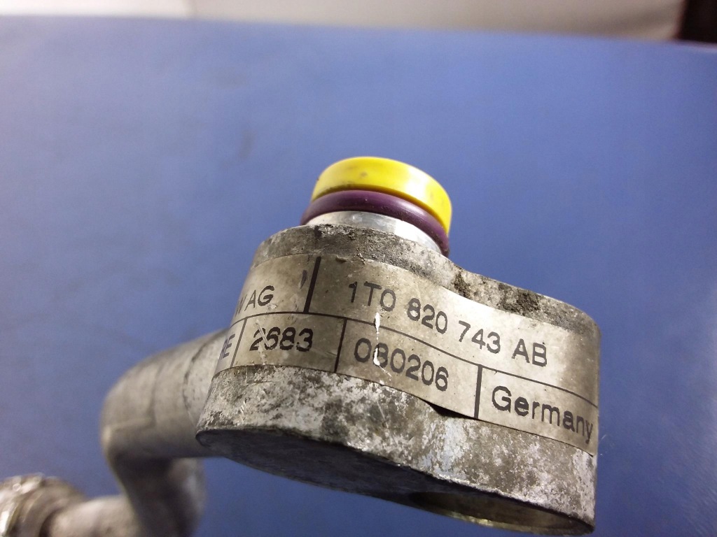 фото №4, Vw touran i 1.9 tdi шланг патрубок кондиціонера