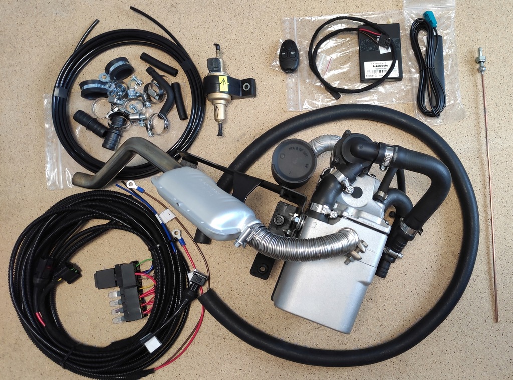 фото №7, Webasto citroen jumper fiat ducato peugeot boxer 5kw набір pilot t91