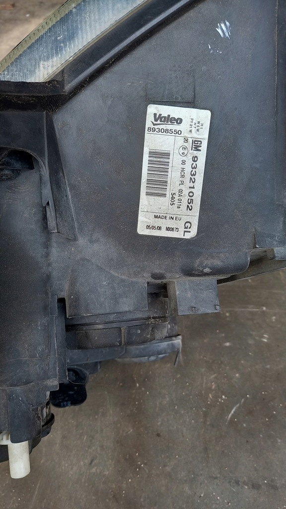 фото №2, Фара левый opel meriva