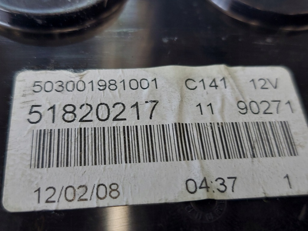 фото №12, Счетчик приборная панель fiat bravo ii 1.4 b 51820217