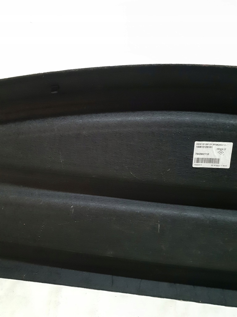 фото №9, Renault zoe 12-19 полка багажника задняя задняя 794203271r